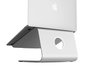 Rain Design mStand Support pour Ordinateur Portable en Aluminium Anodisé Argent - Support Ergonomique avec Refroidissement et Gestion des Câbles pour MacBook et PC