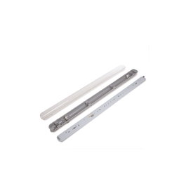 Équipement étanche IP65 pour 1 x tube LED 1500mm ABS/PC clips inox