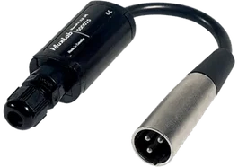 MUXLAB Câble Monopro XLR Mâle - Extenseur de Signal XLR pour Cat 5e/6, 300 m, Emetteur