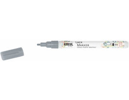 Kreul Marqueur de peinture brillante Gloss argent pointe fine 1-2 mm