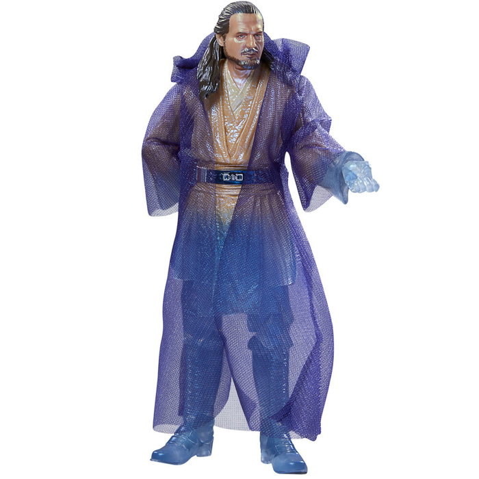HASBRO The Black Series - Figure Star Wars articulée 15 cm avec accessoires - Qui-Gon Jinn et Obi-Wan Kenobi HASBRO The Black Series - Figure Star Wars articulée 15 cm avec accessoires - Qui-Gon Jinn et Obi-Wan Kenobi