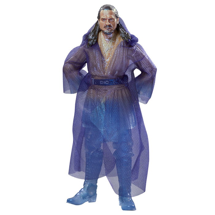 HASBRO The Black Series - Figure Star Wars articulée 15 cm avec accessoires - Qui-Gon Jinn et Obi-Wan Kenobi HASBRO The Black Series - Figure Star Wars articulée 15 cm avec accessoires - Qui-Gon Jinn et Obi-Wan Kenobi