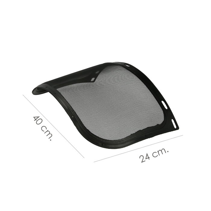 WOLFPACK LINEA PROFESIONAL Visière de rechange pour protecteur facial à grille 39x20 cm