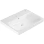 Grohe Euro Ceramic - Lavabo suspendu rectangulaire en porcelaine vitrifiée - 60 x 47 cm - 1 trou - Émaillage antibactérien HyperClean - Blanc