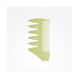 Bifull Peigne Double Barbe et Moustache N°015 Ren Natur - Peigne Biodégradable en Fibre de Blé pour Sculpter et Coiffer