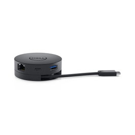 Dell DA300 Adaptateur mobile USB-C Noir