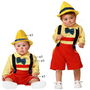 Costume de Bébé Homard ou Muñeco Rojo, Rouge avec Pantalon et Chapeau - Enfant 2 Ans (24 Mois) Polyester Fantaisie Unisexe