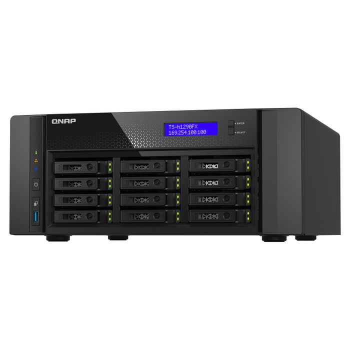 Stockage en Réseau NAS Qnap TS-H1290FX-7232P-64G Noir