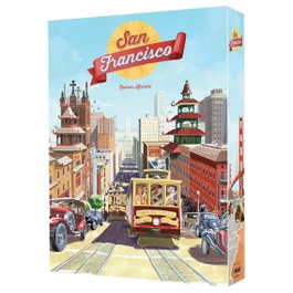 Asmodee Jeu de société San Francisco – Reiner Knizia – Stratégie, 2-4 joueurs, 12 ans+, RESF01ES
