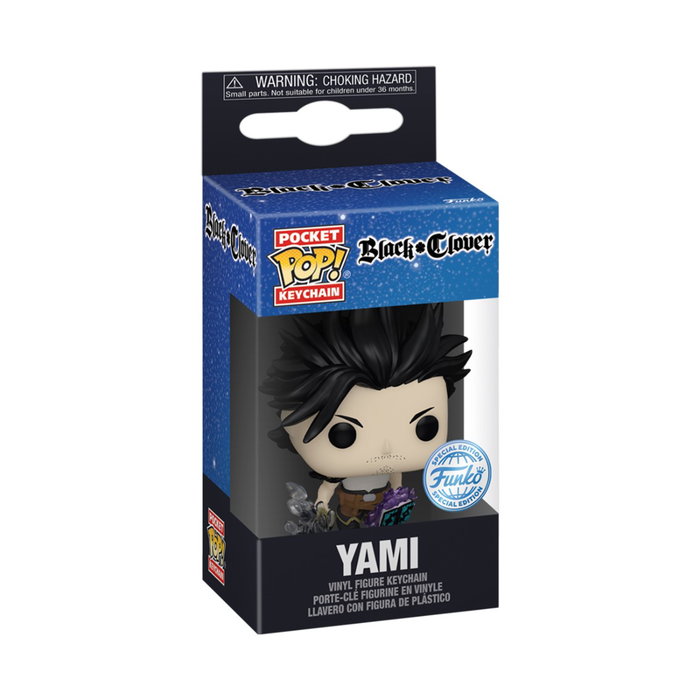 Funko Porte-clés Keychain Black Clover Yami Figurine Pop 4-5 cm