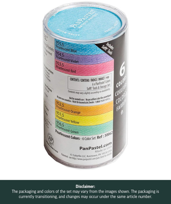 Panpastel Coffret 6 - Nacarados (Gama Completa)