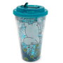 PUCKATOR - Vaso à double paroi Moomin avec paille - Tasse isolante pour boissons froides - 500 ml