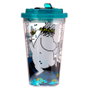PUCKATOR - Vaso à double paroi Moomin avec paille - Tasse isolante pour boissons froides - 500 ml