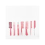 Bifull Set Gea Pink de 7 peignes avec housse rose