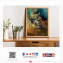 Educa Puzzle 1000 Pièces - Jeanne d'Arc sur son Cheval avec Drapeau - Référence 19260 - Cola FixPuzzle incluse - Pour Adultes 16 ans et plus