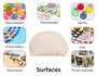 Innspiro Lot de 20 sacs en coton pour cosmétiques avec intérieur doublé 19x14x8 cm