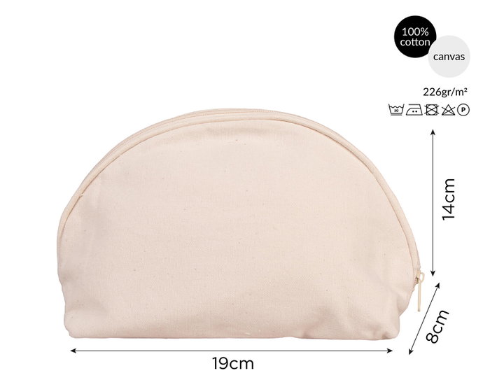 Innspiro Lot de 20 sacs en coton pour cosmétiques avec intérieur doublé 19x14x8 cm