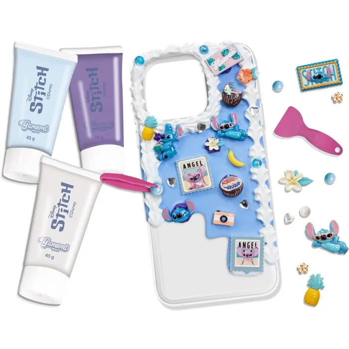 Lansay Kit de personnalisation de coque de téléphone Yumemi Decoden Stitch & Angel