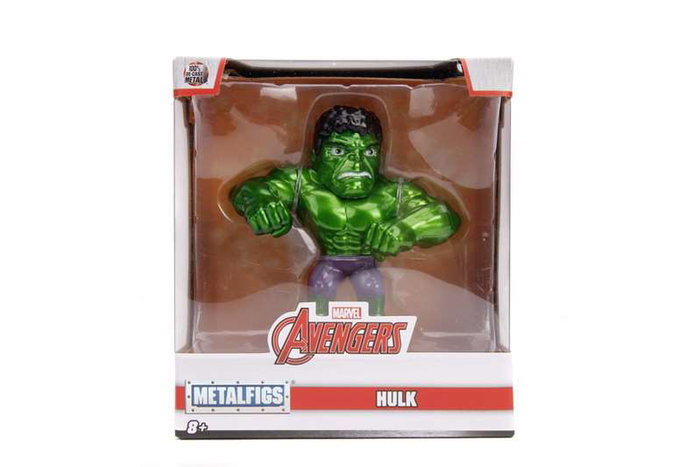 Marvel Figura de Metal Hulk 10 cm - Figurine en Métal du Hulk 10 cm - Âge Minimum 8 ans - Matériau: Métal
