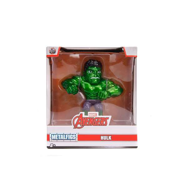 Marvel Figura de Metal Hulk 10 cm - Figurine en Métal du Hulk 10 cm - Âge Minimum 8 ans - Matériau: Métal