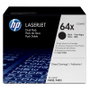 HP 64X Pack de 2 Cartouches de Toner Noir CC364XD