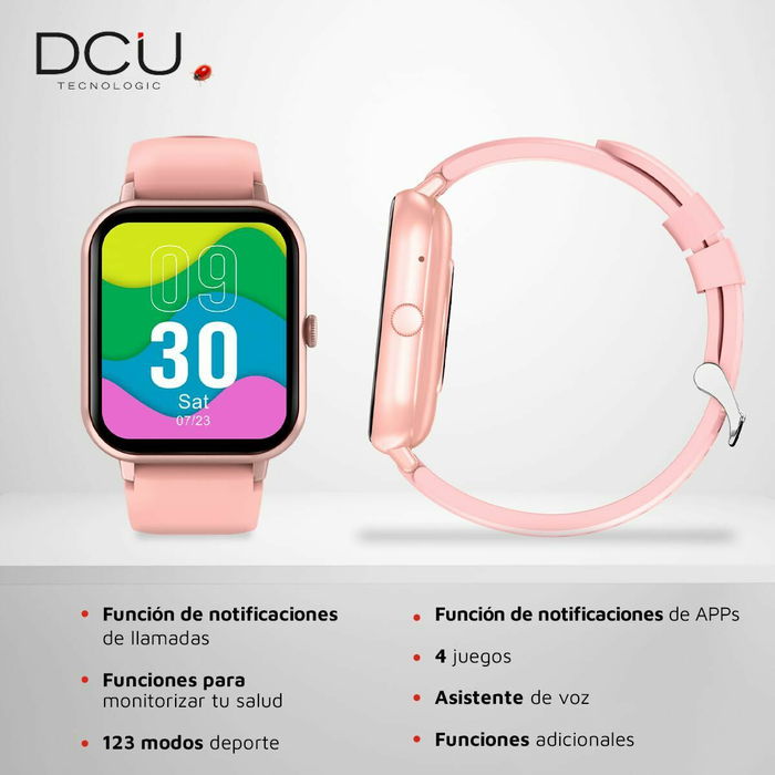 Montre intelligente DCU CURVED GLASS PRO Rose Montre intelligente DCU CURVED GLASS PRO Rose