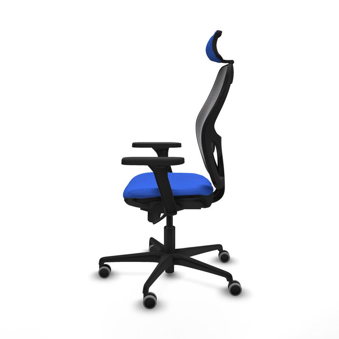 Piqueras y Crespo Chaise de Bureau avec Appui-tête 3D036G2 Bleu Piqueras y Crespo Chaise de Bureau avec Appui-tête 3D036G2 Bleu