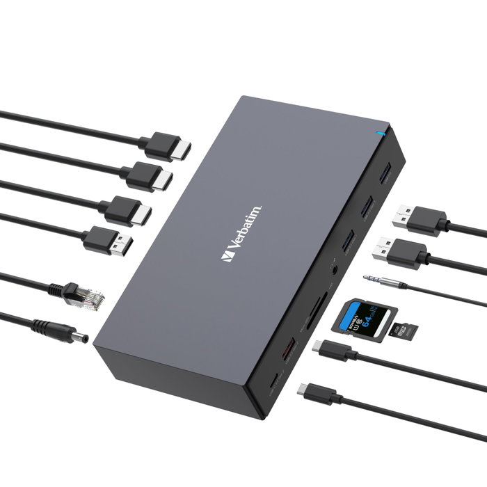 Verbatim Verbatim USB-C Pro Docking Station 17 Port CDS-17