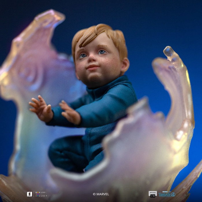 Iron Studios Statuette 1/10 Art Scale Invisible Woman et Franklin