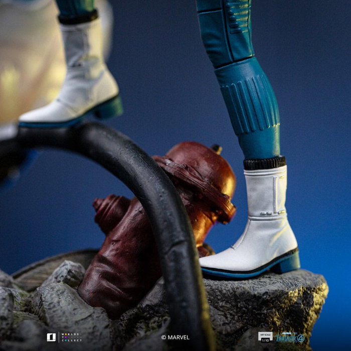 Iron Studios Statuette 1/10 Art Scale Invisible Woman et Franklin