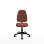 PIQUERAS Y CRESPO Chaise de bureau Algarra, tissu marron, sans accoudoirs