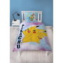 Pokémon Parure de lit réversible Pikachu Multicolore
