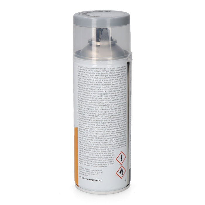 Koma Tools Peinture acrylique en spray RAL 7001 gris argenté finition brillante 300 ml