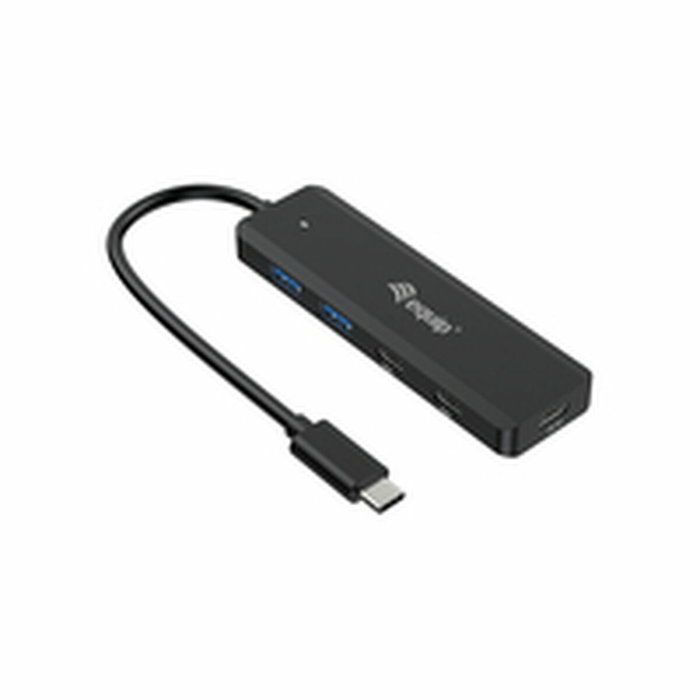 Hub USB Equip 12896407101 Noir