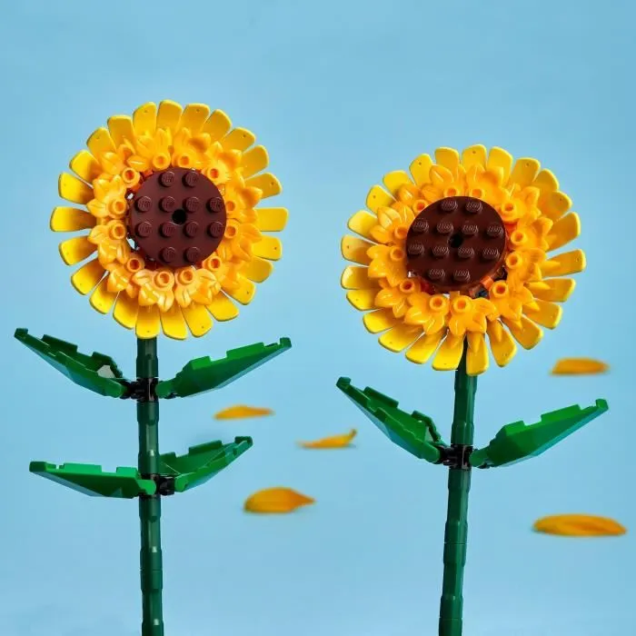LEGO 40524 Creator Girasoles, Kit de Construcción Flores Artificiales, Decoración para Habitación Infantil o Hogar