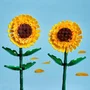 LEGO 40524 Creator Girasoles, Kit de Construcción Flores Artificiales, Decoración para Habitación Infantil o Hogar