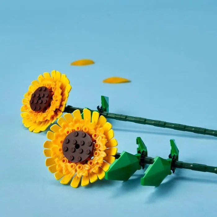 LEGO 40524 Creator Girasoles, Kit de Construcción Flores Artificiales, Decoración para Habitación Infantil o Hogar