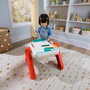 Fisher-Price - Caballete Ríe y Aprende avec Table d'Activités, 135+ Chansons, Niveaux Smart Stages et 4 Modes de Jeu - Jouet Électronique d'Apprentissage pour Enfants dès 6 Mois