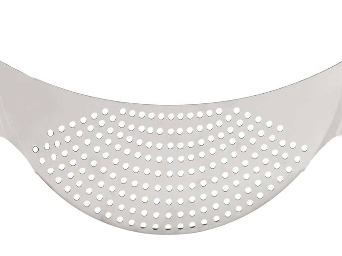 Kinvara Égouttoir demi-lune acier inoxydable 33.1 x 13.3 x 0.5 cm argent (Set de 36)