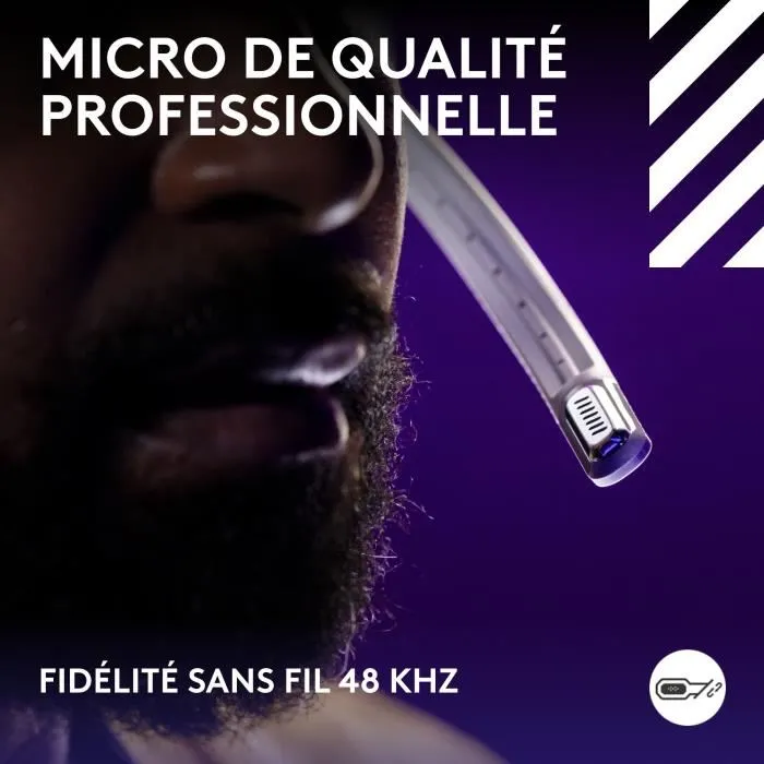 Logitech G Casque Gamer Sans Fil Astro A50 Lightspeed avec station d'accueil, technologie LIGHTSPEED et PRO-G Graphene, pour Xbox, PS5, Switch, PC/Mac - Blanc Logitech G Casque Gamer Sans Fil Astro A50 Lightspeed avec station d'accueil, technologie LIGHTSPEED et PRO-G Graphene, pour Xbox, PS5, Switch, PC/Mac - Blanc