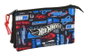 Safta Portatodo Triple Hot Wheels Multicouleur 22x12x3 cm
