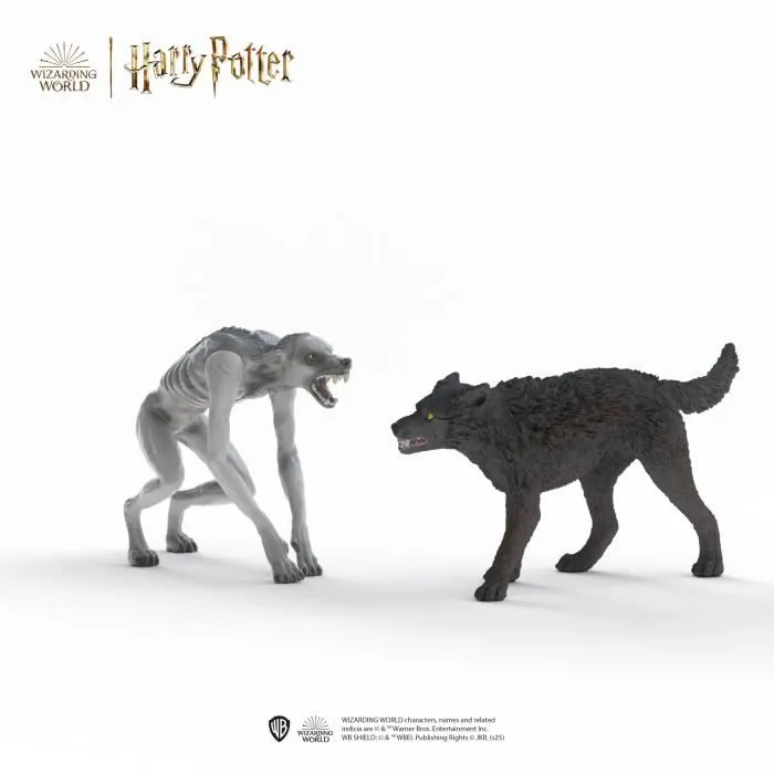 Schleich 14906 Figurine Loup-Garou vs Animagus - Gamme Harry Potter, Combat de Créatures Magiques