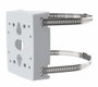 Axis T91B47 Support de poteau universel pour caméras, intérieur/extérieur, sangles inox, diamètre 100-410 mm