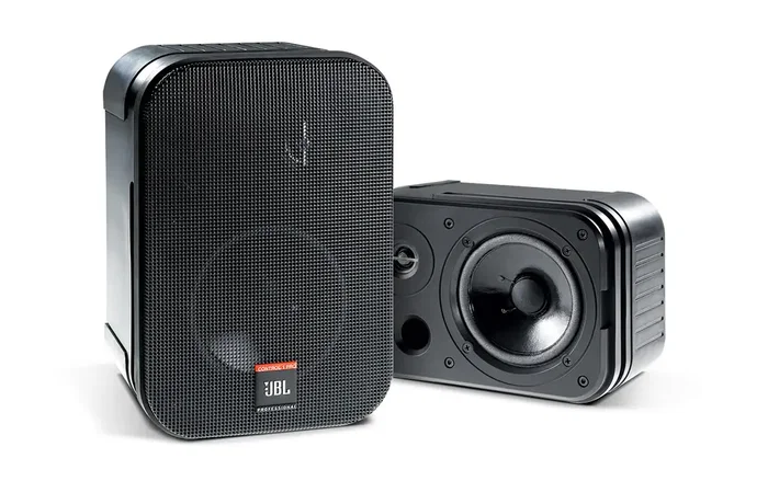 JBLPRO Control-1-Pro (2 Unités) Enceintes Professionnelles Compactes 150W, Noir ou Blanc