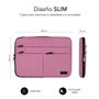 SUBBLIM Housse Air Padding 360 pour ordinateur portable 15,6 pouces, protection 360°, rose, étui de transport rembourré