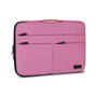 SUBBLIM Housse Air Padding 360 pour ordinateur portable 15,6 pouces, protection 360°, rose, étui de transport rembourré