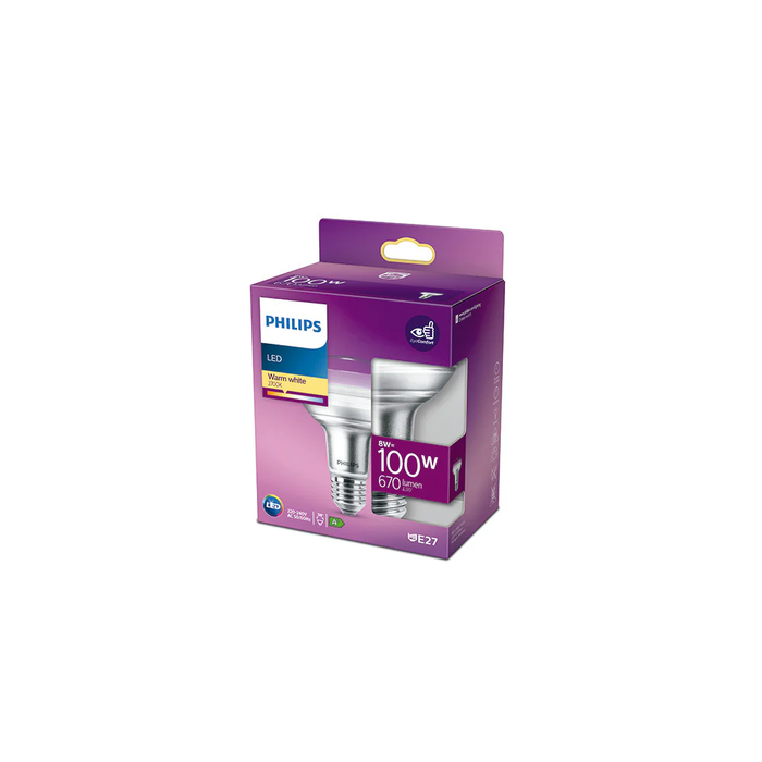 Philips Ampoule LED E27 R80 8W 735Lm 2700K [PH-929001891603]
