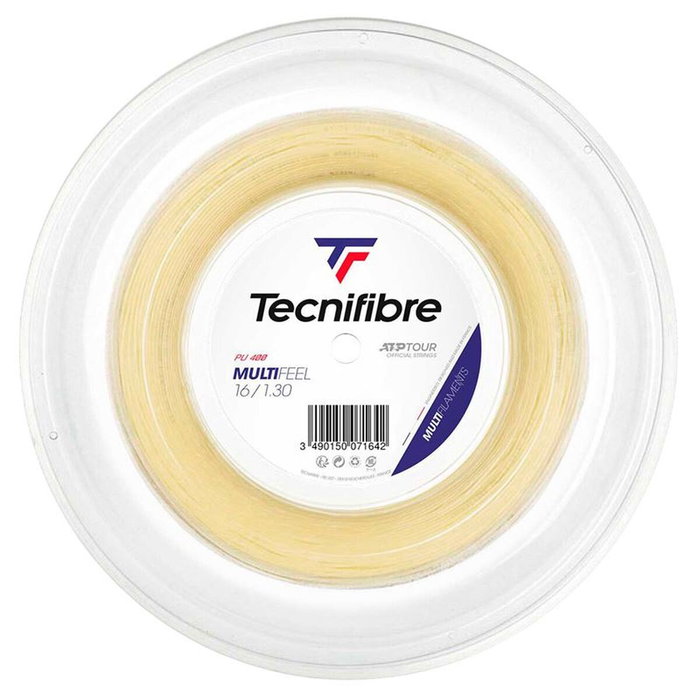 Cordes de raquettes Tecnifibre Multifeel Blanc Cordes de raquettes Tecnifibre Multifeel Blanc
