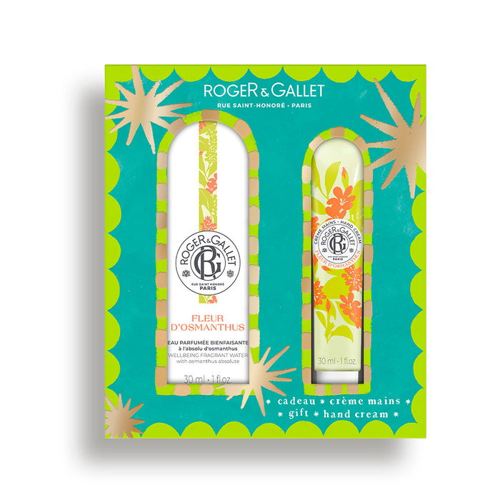 Roger & Gallet Coffret Cadeau Fleur d'Osmanthe Eau de Toilette 30ml + Crème Mains 30ml