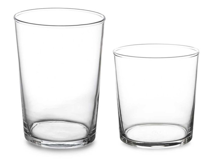 Pasabahce Set de 12 Verres Bistro Pinta 380 ml et 510 ml en Verre Transparent 27.8x23x18.7 cm (Set de 2)